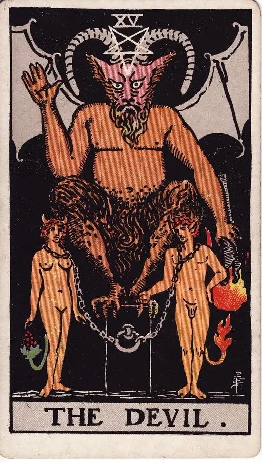 Carta de tarot O Diabo