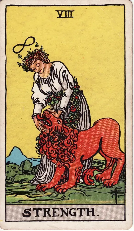 Carta de tarot A Força