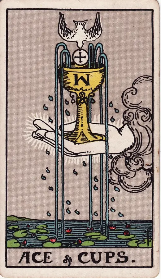 Carta de tarot Ás de Copas