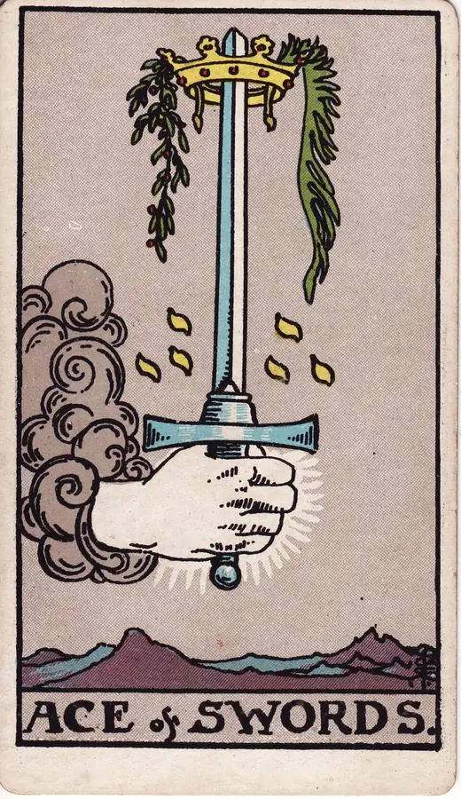 Carta de tarot Ás de Espadas
