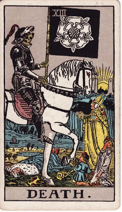 Carta de tarot A Morte